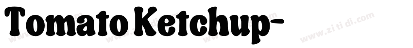 Tomato Ketchup字体转换